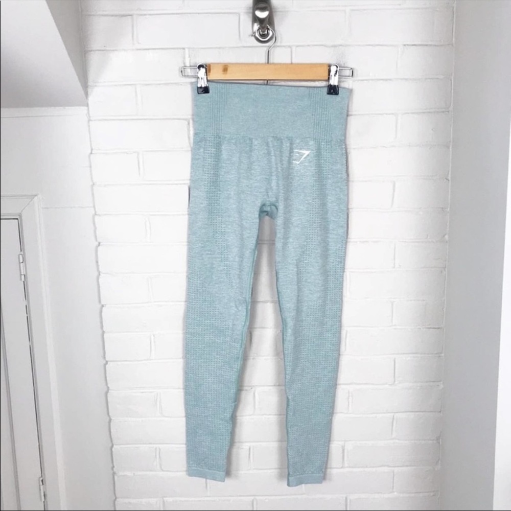 Gymshark Aqua Seamless Athletic Leggings Size XS